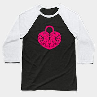 Heart lock Baseball T-Shirt